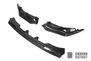 BMW M3 (G80) dry carbon fibre front lip (CSL Style, 3-Piece)