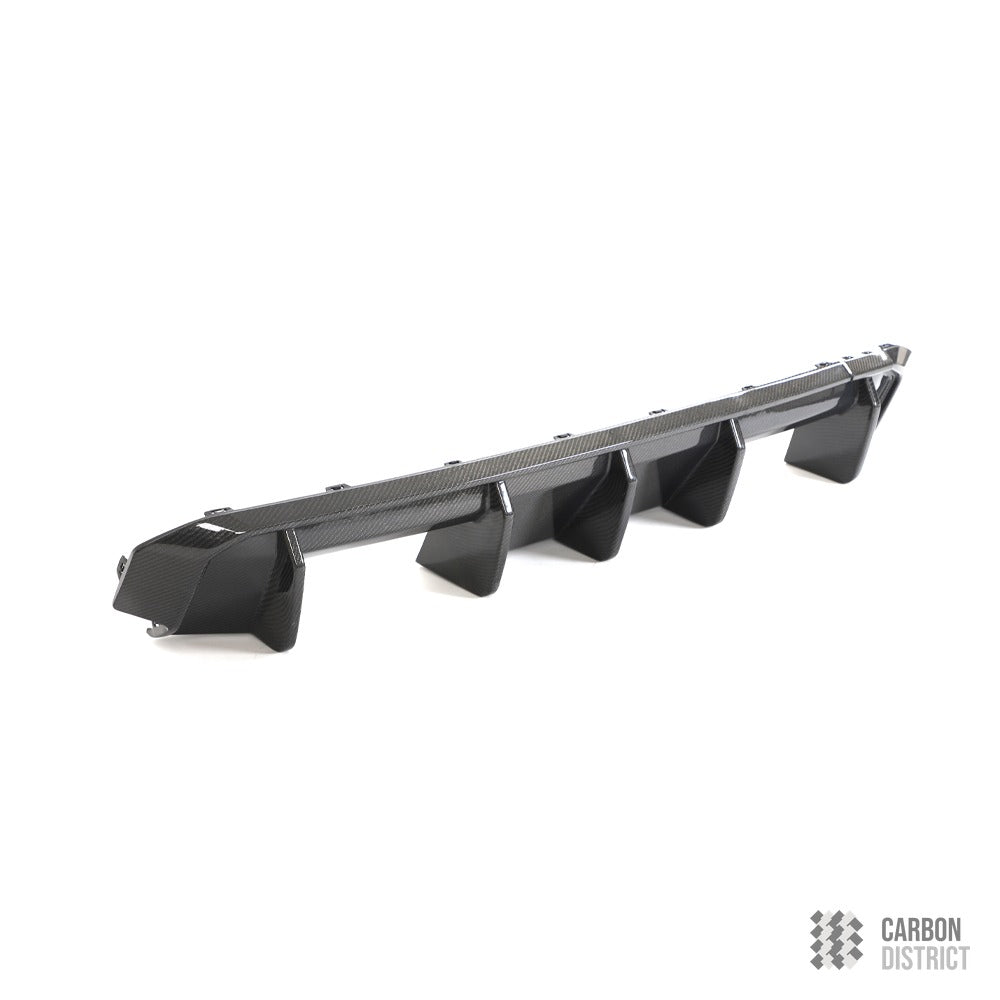 BMW M3/M4 (G80/G82/G83) carbon fibre rear diffuser — fits 2021+