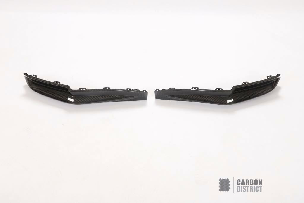 BMW M3 (G80/G81) carbon fibre bumper corners (V2)