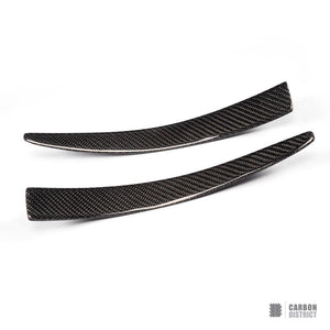 BMW M3/M4 (F80/F81/F82/F83) carbon fibre front canards — fits 2014-2020