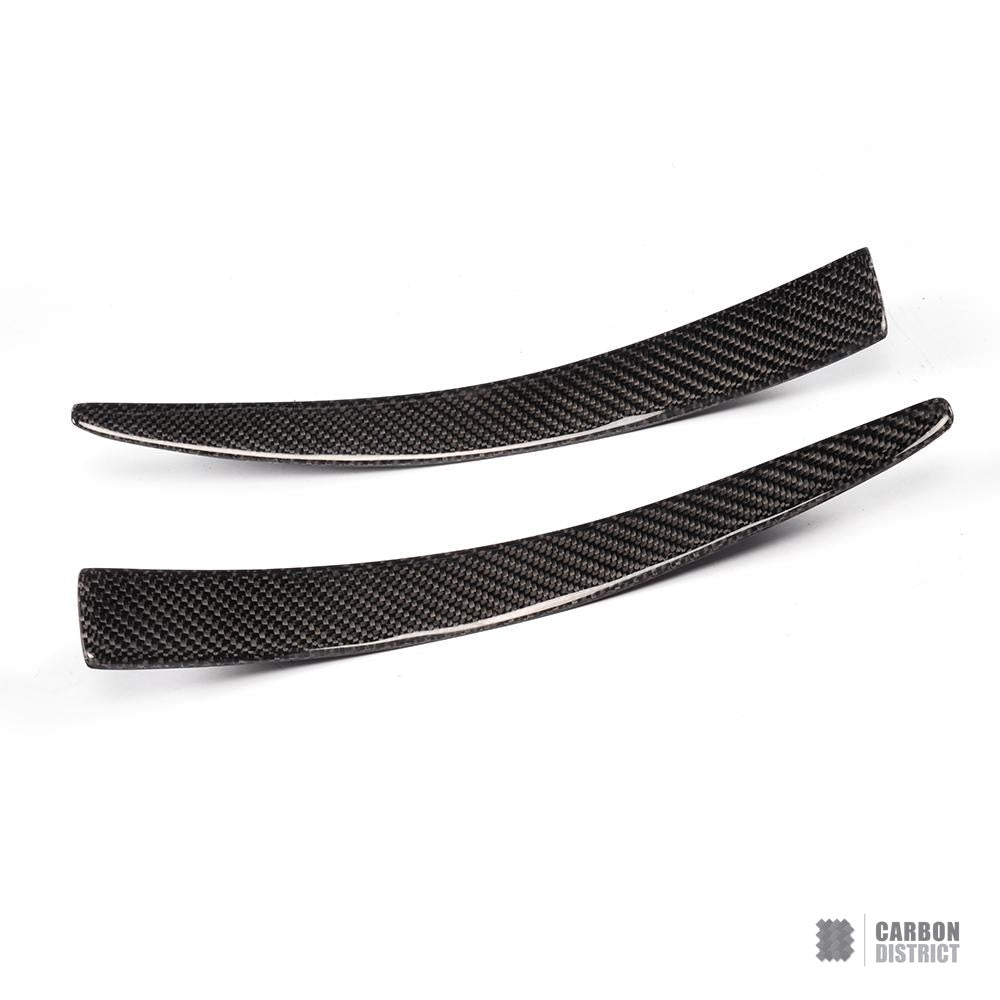 BMW M3/M4 (F80/F81/F82/F83) carbon fibre front canards — fits 2014-2020