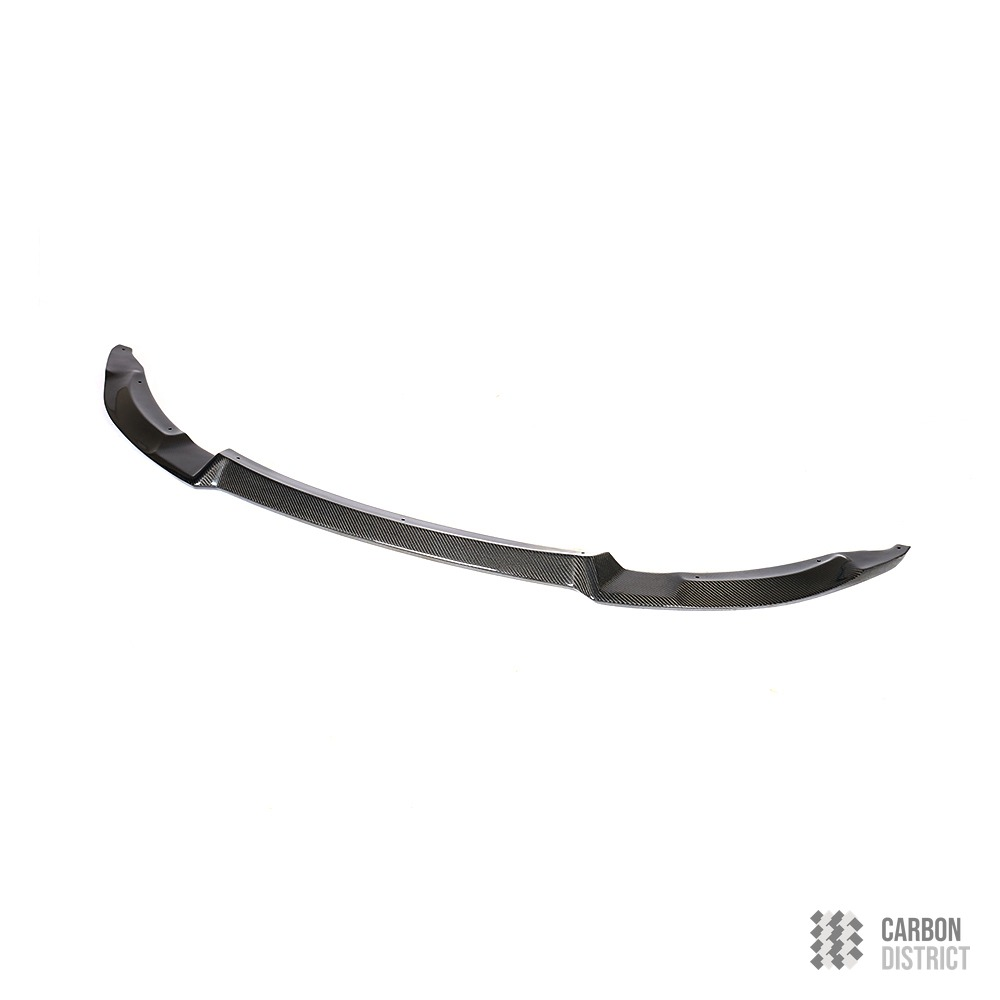 BMW M3/M4 (F8x) carbon fibre front bumper lip — fits 2014-2018