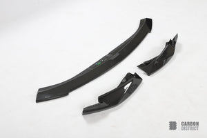 BMW M3/M4 (G80/G81/G82/G83) dry carbon fibre front lip (sensor cut, V2) — view 4