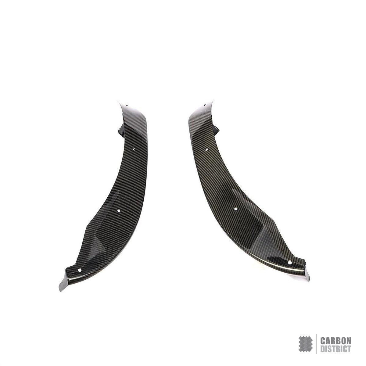 BMW M3/M4 (F80/F82/F83) carbon fibre bumper corners (V1) — fits 2014-2020