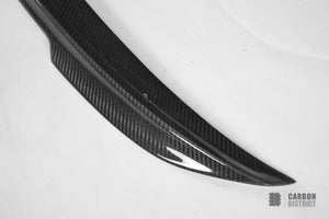 BMW M4 (F82) carbon fibre spoiler (V6) — UV-stable gloss finish