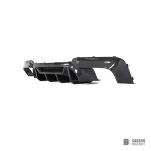 BMW M5 (F10) carbon fibre rear diffuser (V3) — fits 2011-2017