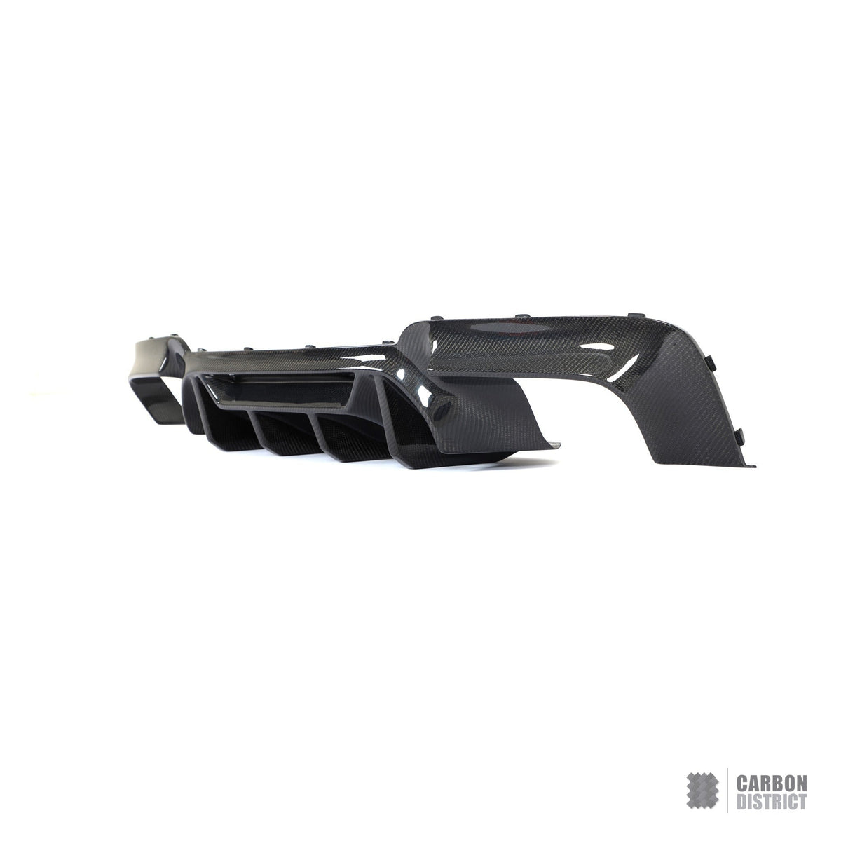 BMW M5 (F10) carbon fibre rear diffuser (V3) — fits 2011-2017