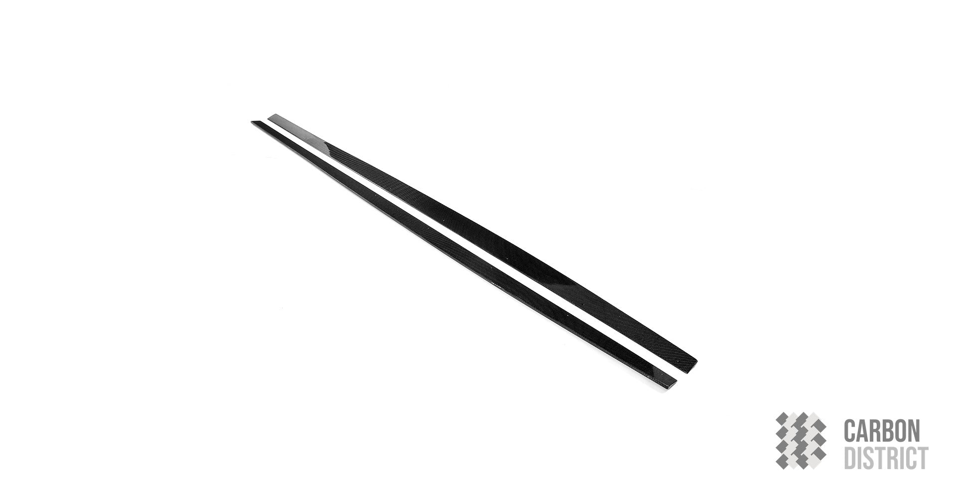 BMW M5 (F90) carbon fibre side skirts — made to order in genuine carbon fibre