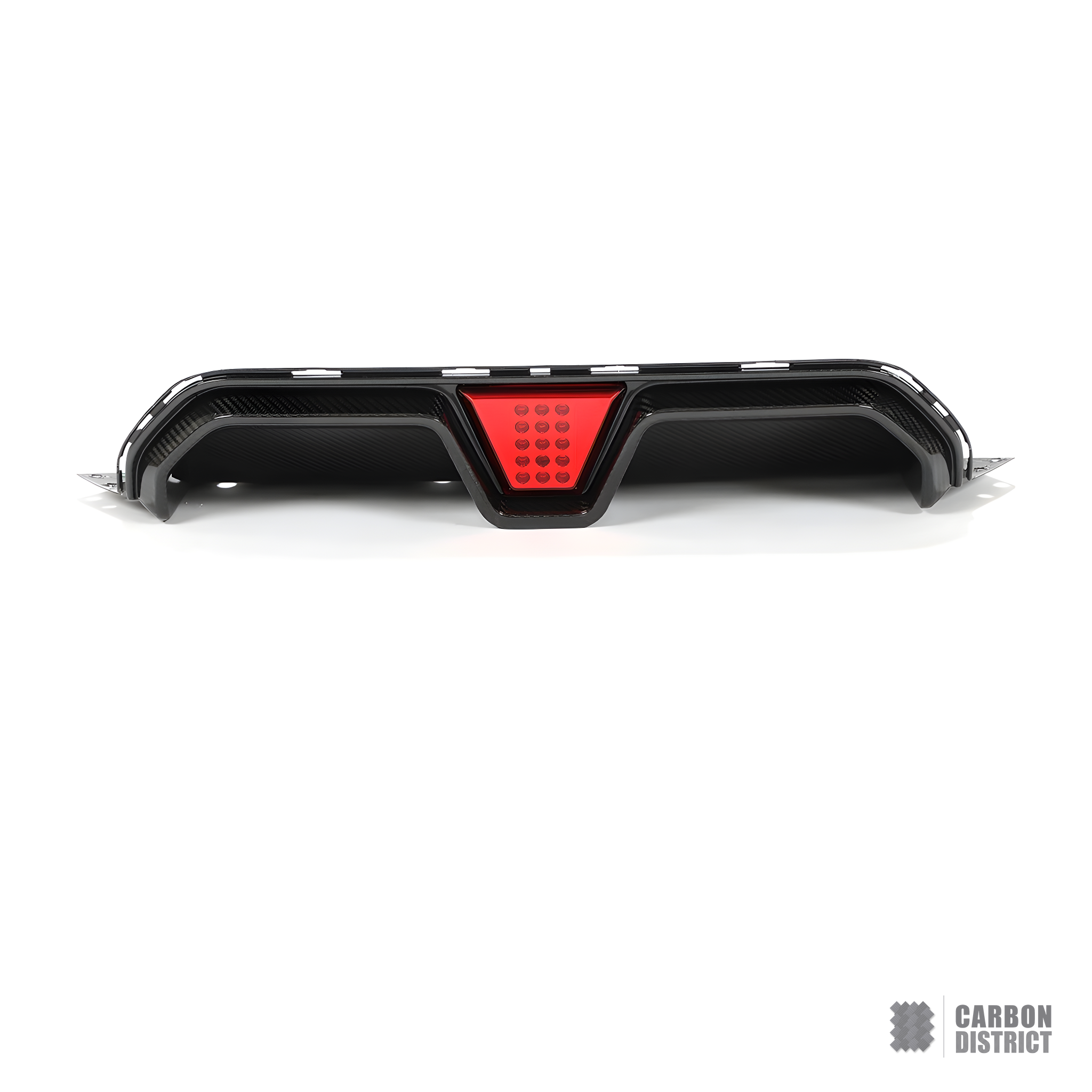 BMW M5 (F90) carbon fibre rear diffuser with LED