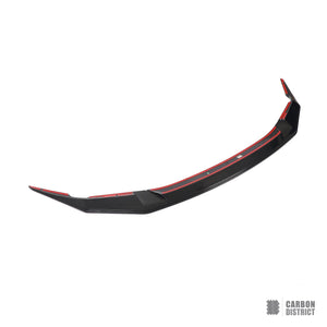 BMW M5 (F90 Facelift) dry carbon fibre front lip — fits 2021-2023