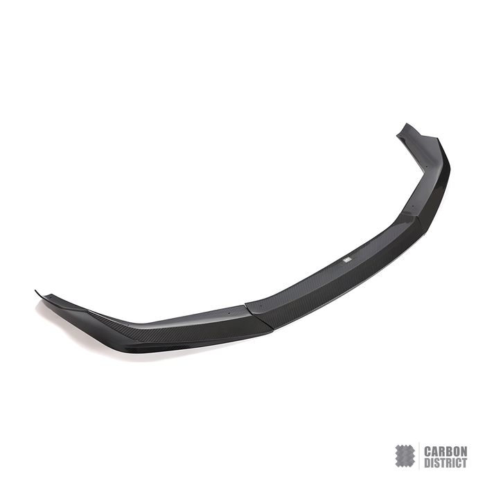 Lame avant en fibre de carbone sèche (3 pièces) pour BMW M5 (F90 LCI)