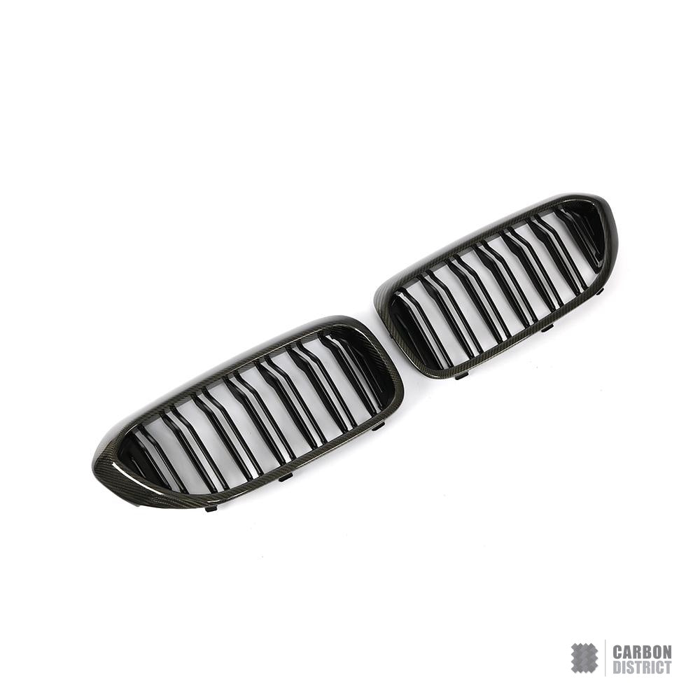 BMW 5 Series/M5 (G30/G38/F90) carbon fibre grille (V2) — view 5