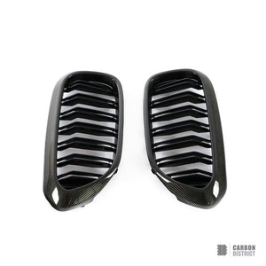 BMW 5 Series/M5 (G30/G38/F90) carbon fibre grille (V1) — view 4
