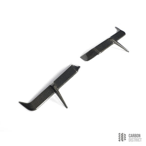BMW M5 (G90/G99) carbon fibre rear canards — fits 2025+