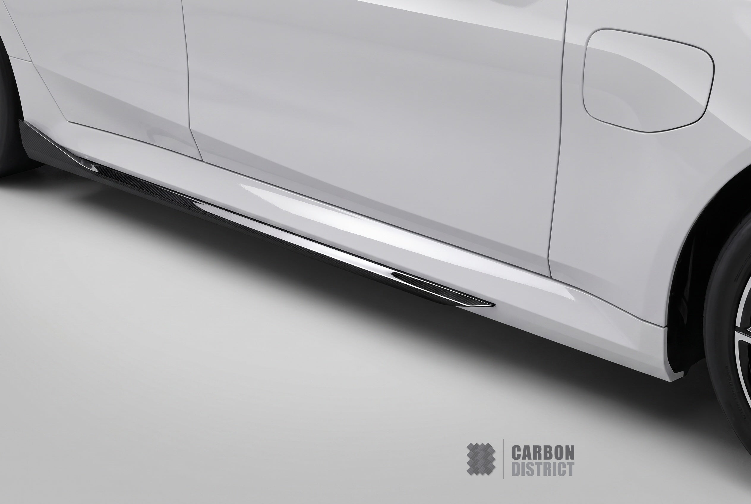 BMW M5 (G90/G99) dry carbon fibre side skirts — fits 2024+