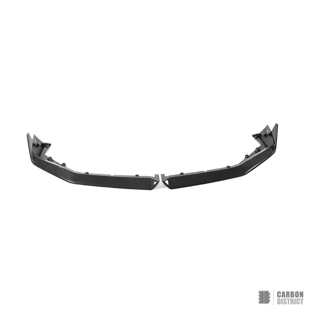 BMW M5 (G90 - G99) Dry Carbon Fibre Front Lip (2-Piece)