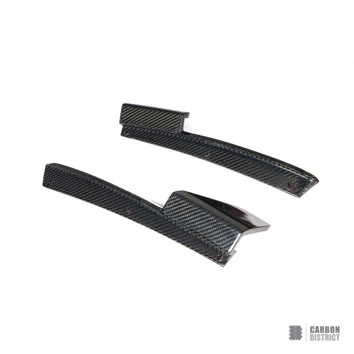 BMW X3 (G01) carbon fibre bumper corners (M Sport, V1) — UV-stable gloss finish