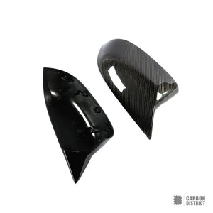 BMW X3/X4/X5/X6/X7 (G01-G07) carbon fibre mirror caps — made to order in genuine carbon fibre