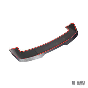 BMW X5 (G05) carbon fibre spoiler (V1) — UV-stable gloss finish detail