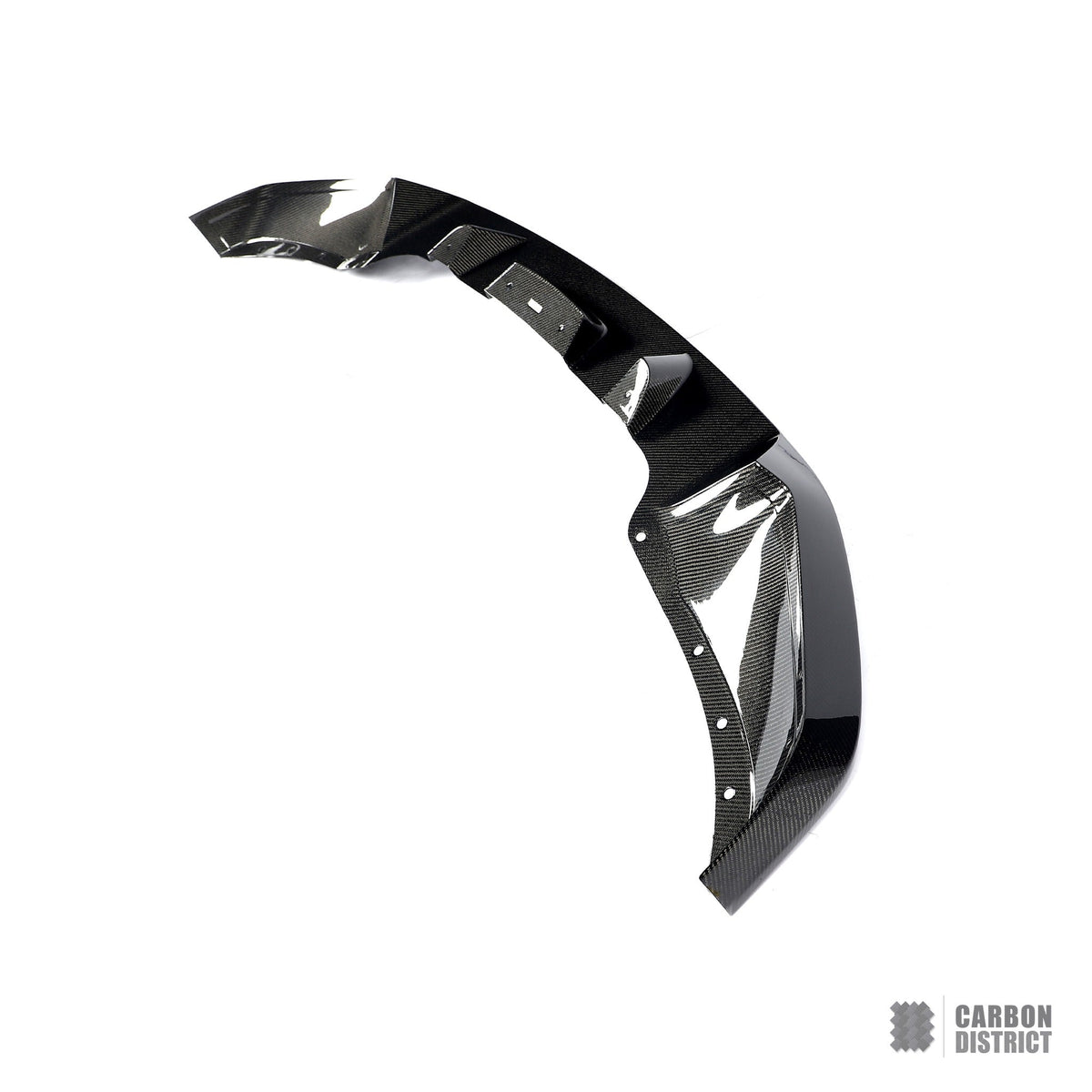 BMW X5 (G05 LCI) carbon fibre front lip (V1) — UV-stable gloss finish