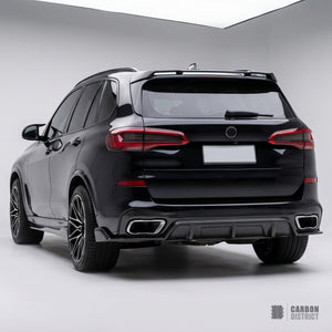 BMW X5 (G05 Facelift) carbon fibre rear diffuser — view 7