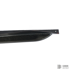 BMW X5 (G05 Facelift) carbon fibre side skirts — 3K twill gloss finish