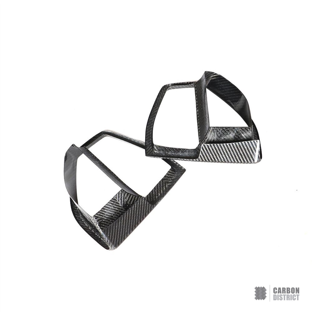 BMW X5 (G05) dry carbon fibre front bumper inserts (M Sport, V1) — fits 2019-2023