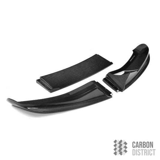 BMW X5 M Sport (F15) carbon fibre front lip — 3K twill gloss finish