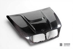 BMW X5 / X6 (G05/F95/G06/F96) dry carbon fibre bonnet — fits 2019+
