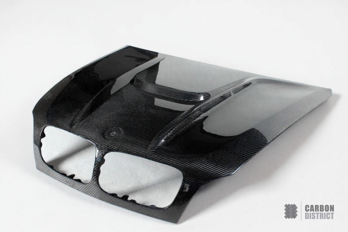 BMW X5 / X6 (G05/F95/G06/F96) dry carbon fibre bonnet — view 4