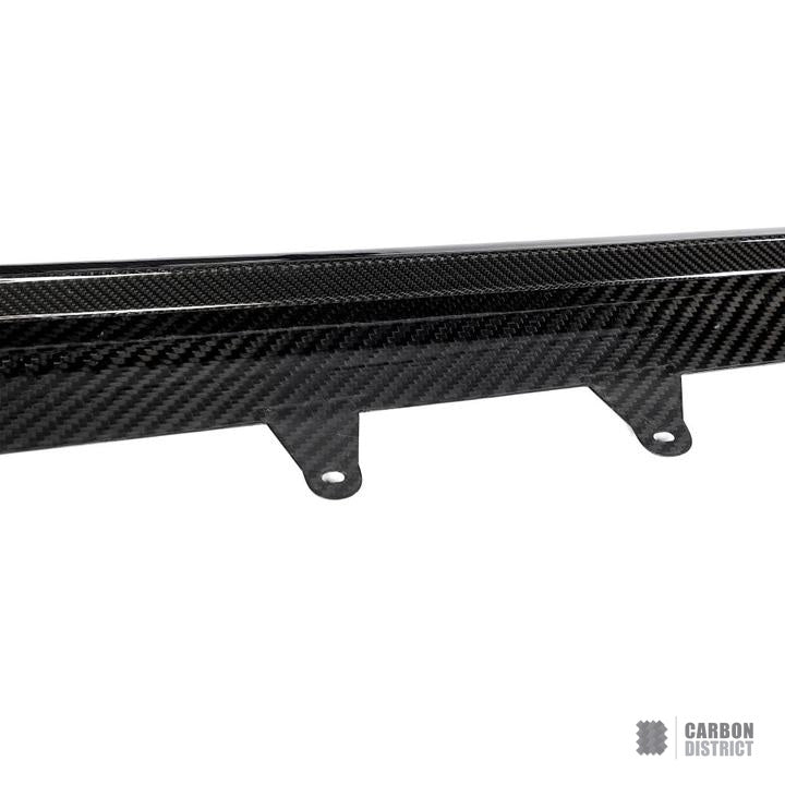 BMW X5M (F95) dry carbon fibre side skirts — view 5
