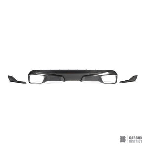 BMW X5M (F95) dry carbon fibre rear diffuser (V1) — view 6