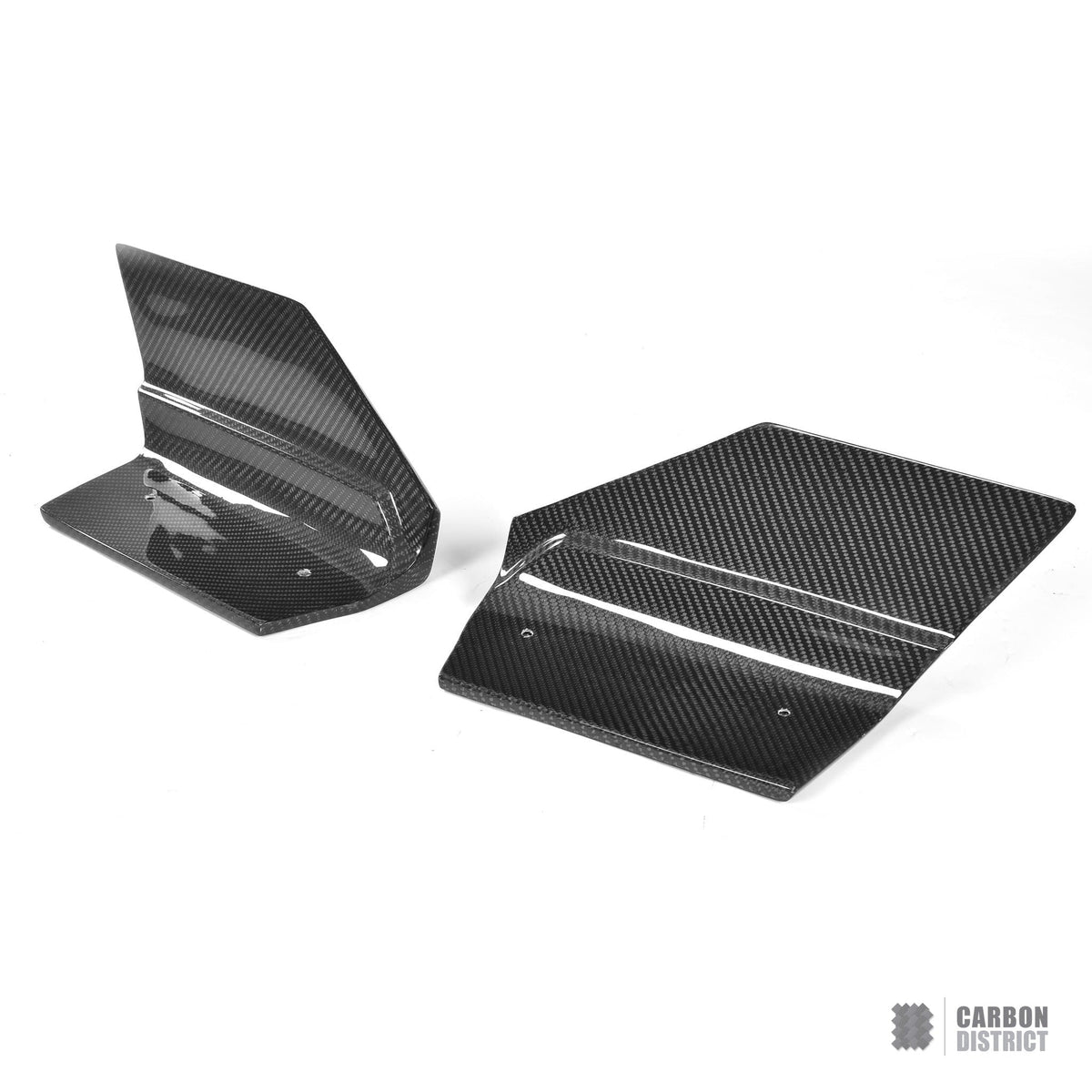 BMW X6 (F16) carbon fibre bumper corners (M Sport, V1) — fits 2014-2019