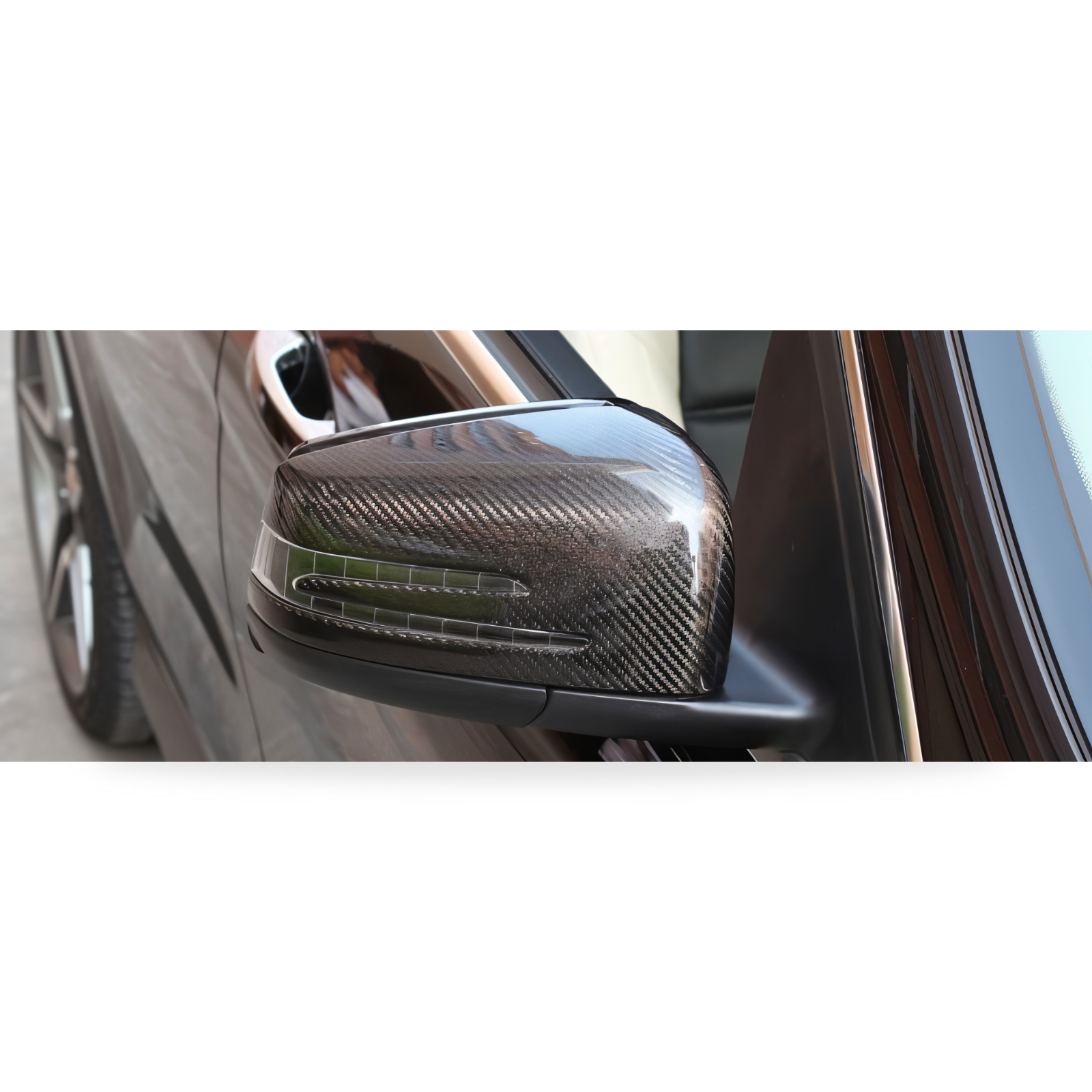 Mercedes C-Class (W204) Carbon Fibre Mirror Caps