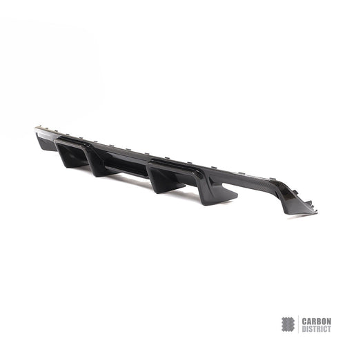 Audi A5/S5 (B8.5) carbon fibre rear diffuser — UV-stable gloss finish