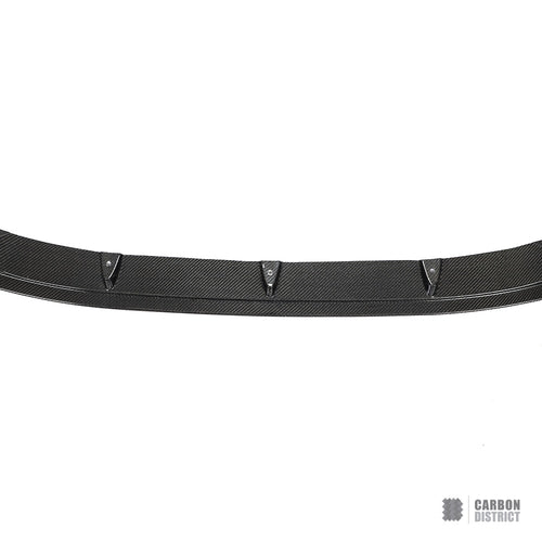 Audi A4/S4 (B9) carbon fibre front lip (V3) — UV-stable gloss finish