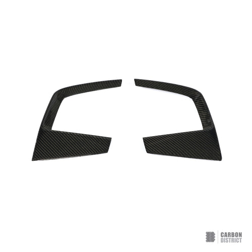 Audi A5/S5 (B9) carbon fibre front bumper inserts