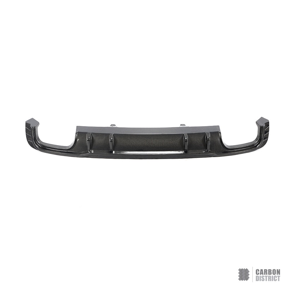 Audi A4/S4 (B9) carbon fibre rear diffuser (V2) — view 4