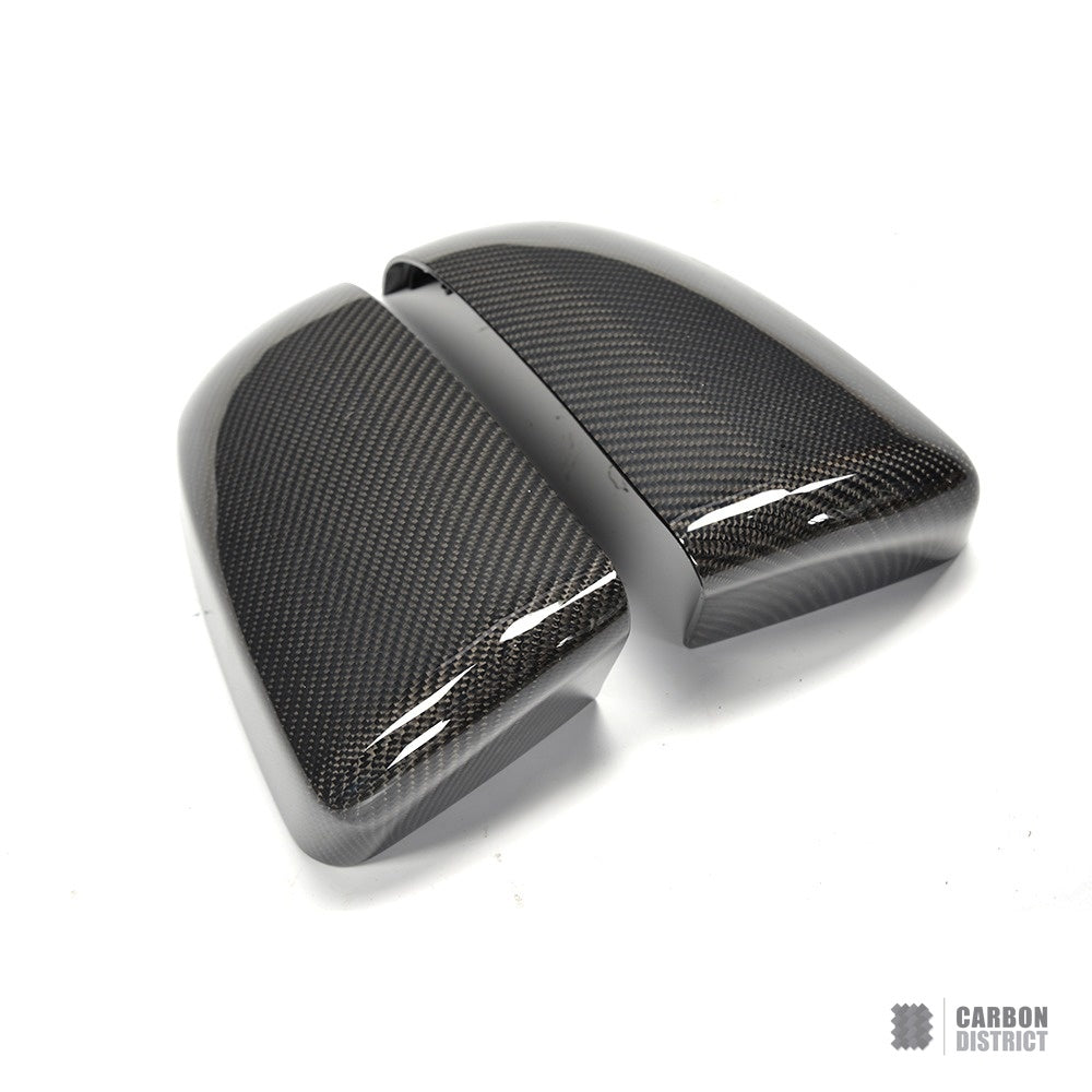 BMW X5/X6 (E70/E71) carbon fibre mirror caps — fits 2008-2014