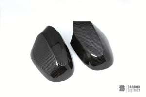 BMW 1 Series Coupé (E82) Carbon Fibre Mirror Caps V2