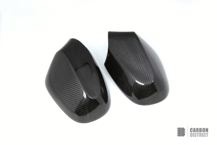 BMW 1 Series Coupé (E82/E87) Carbon Fibre Mirror Caps (Replacement, V2)
