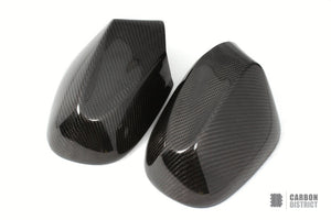 BMW 1 Series Coupé (E82) Carbon Fibre Mirror Caps V2
