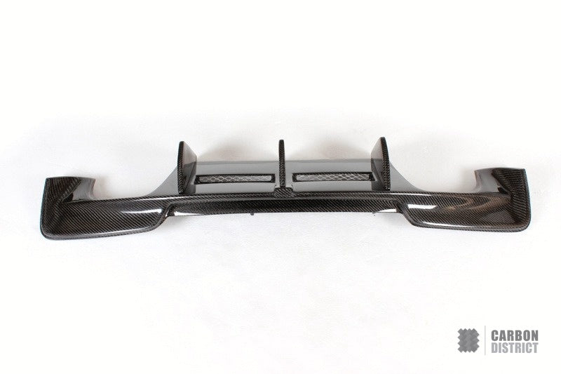 BMW 1 Series Coupé / 1M (E82) carbon fibre rear diffuser — fits 2010-2013
