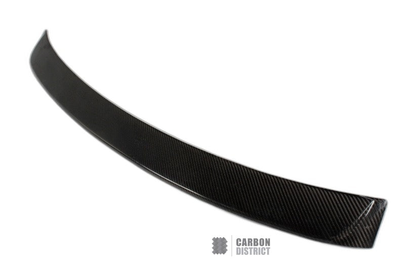 BMW 1 Series Coupé (E82) carbon fibre roof spoiler — UV-stable gloss finish