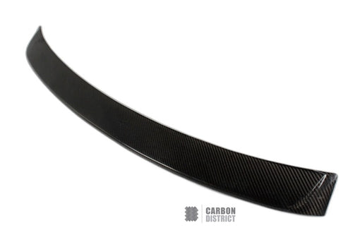 BMW 1 Series Coupé (E82) carbon fibre roof spoiler — UV-stable gloss finish