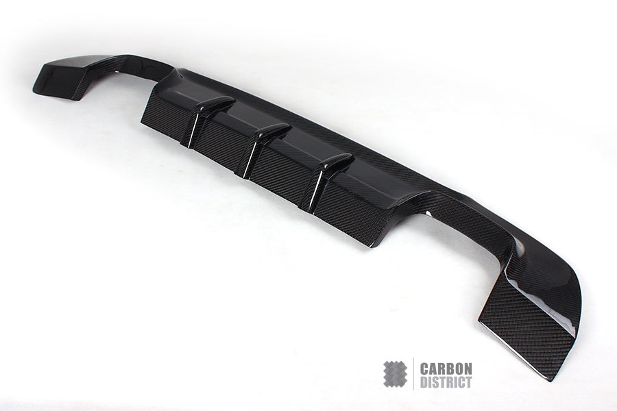 BMW 3 Series (E92) carbon fibre rear diffuser (V2) — fits 2006-2013