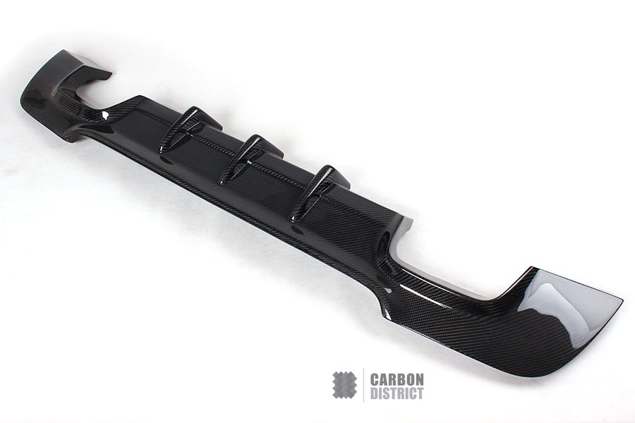 BMW 3 Series (E92) carbon fibre rear diffuser (V2) — view 5