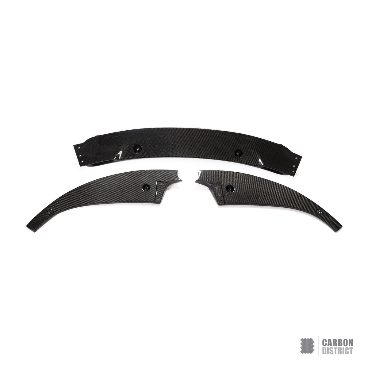 BMW M6 (F06/F12/F13) carbon fibre front lip (winglet) — fits 2014+
