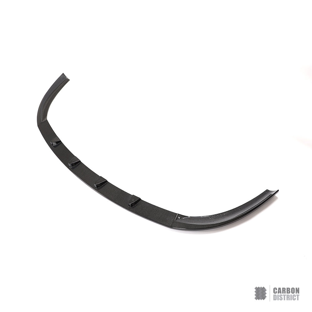BMW 6 Series (F06/F12/F13) carbon fibre front lip (V4) — UV-stable gloss finish