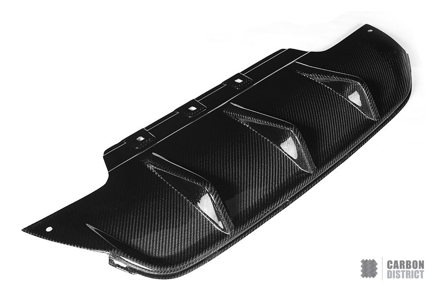 BMW 6 Series (F06/F12/F13) carbon fibre rear diffuser (V1) — view 4